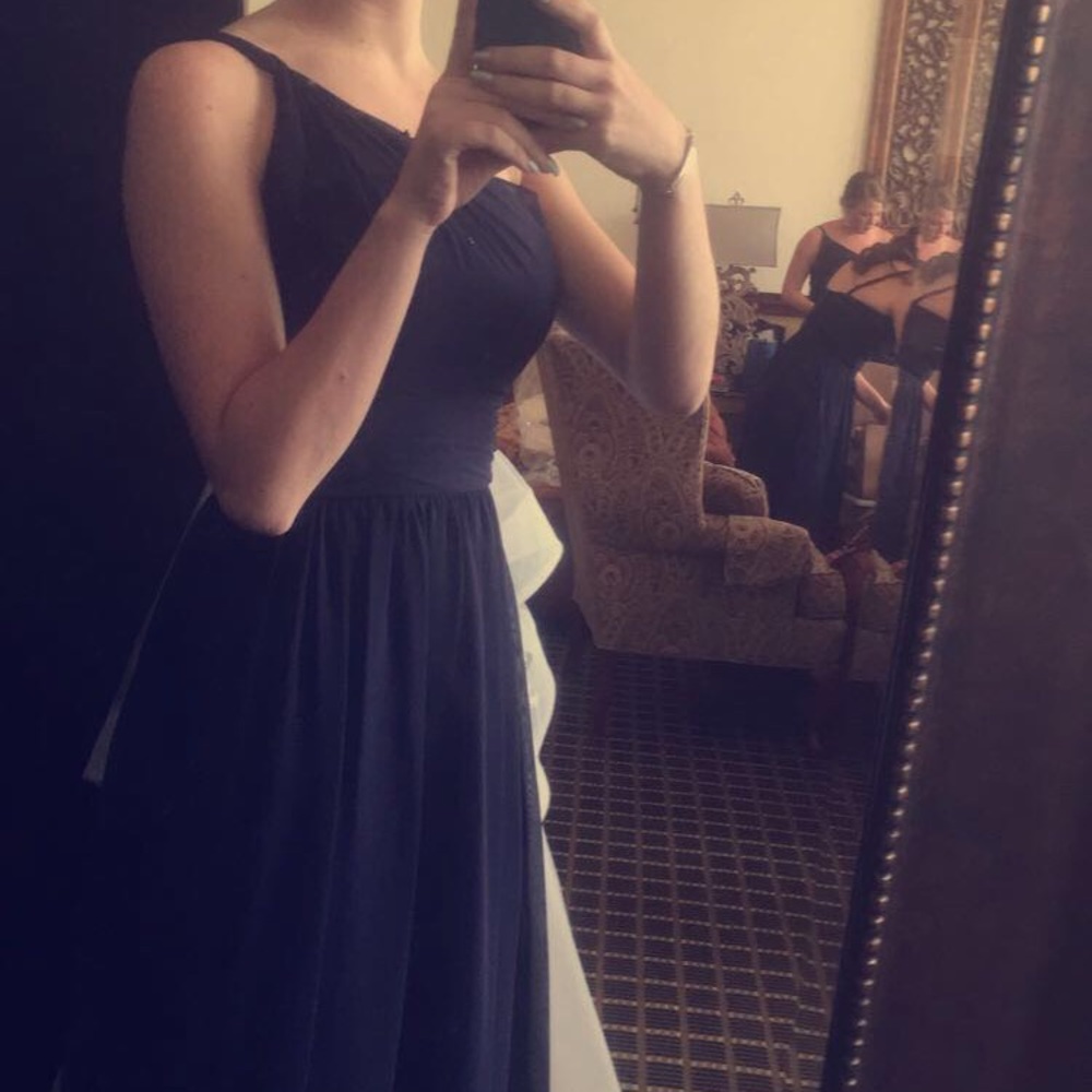 Navy formal gown worn once!
